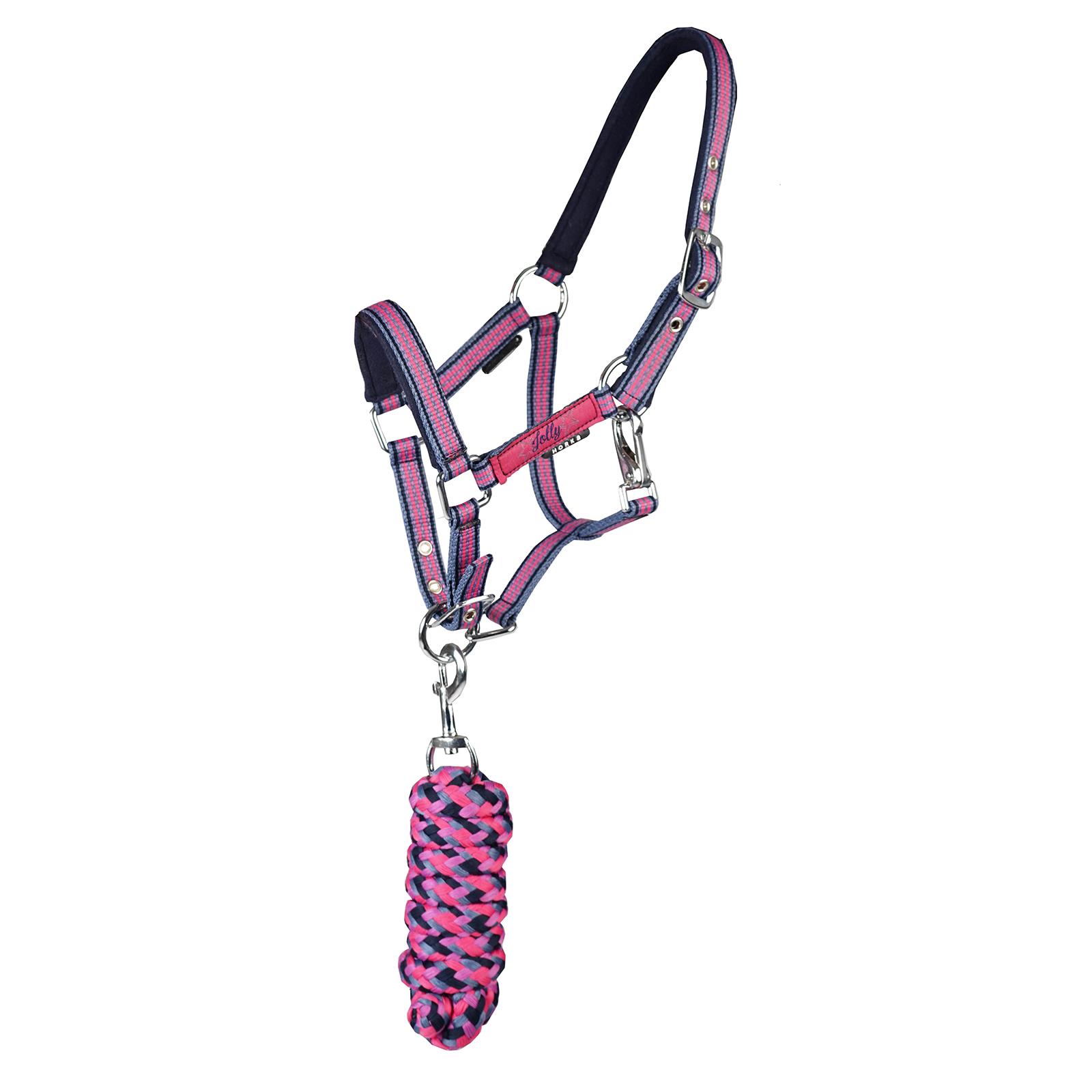 JOLLY SHETLAND PONY Halter Lead Rope Set Kids Girls Fluffy Fleece