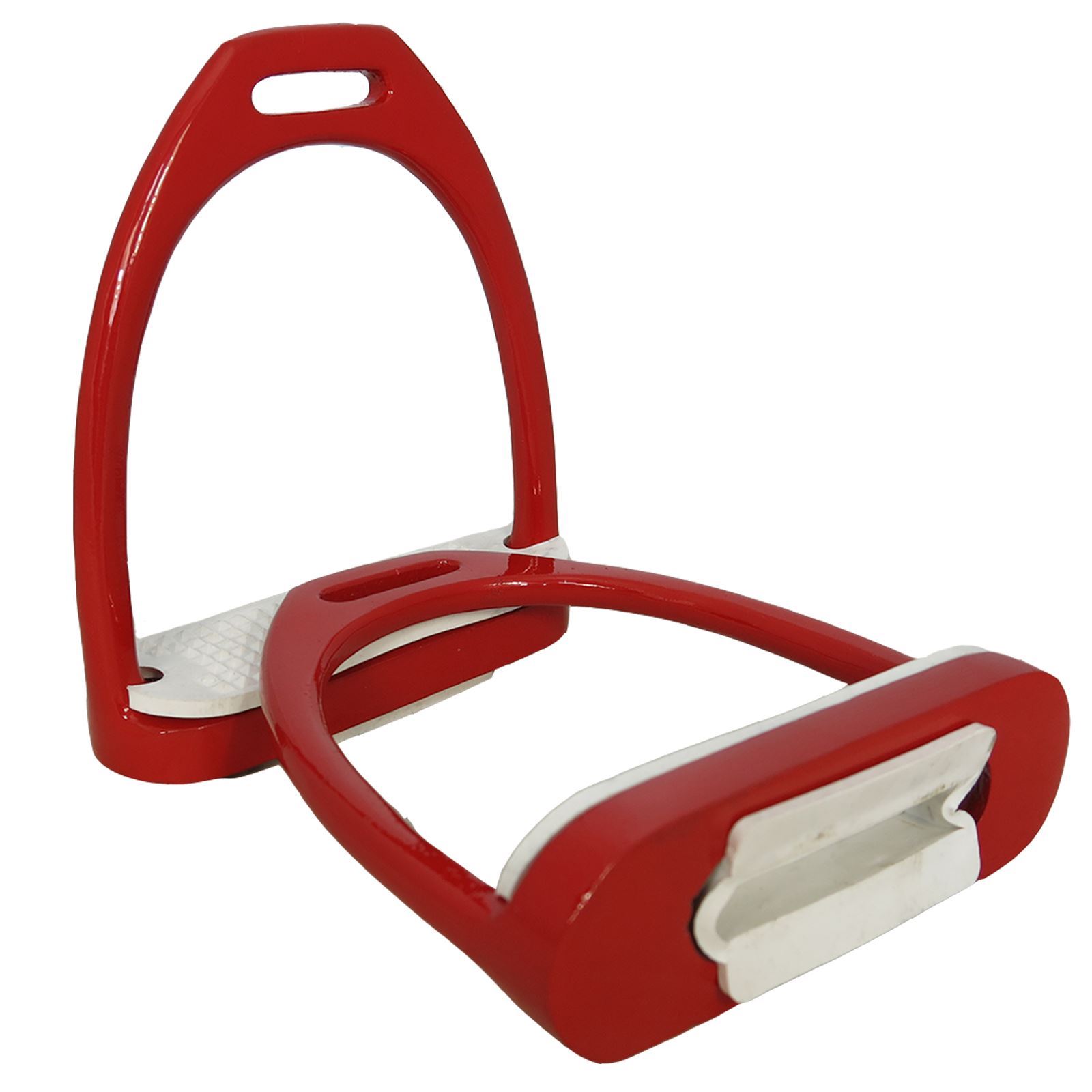 New Horse Aluminium Stirrups Lightweight Irons Pony Equestrian Riding Size 3"-6" - Picture 12 of 12