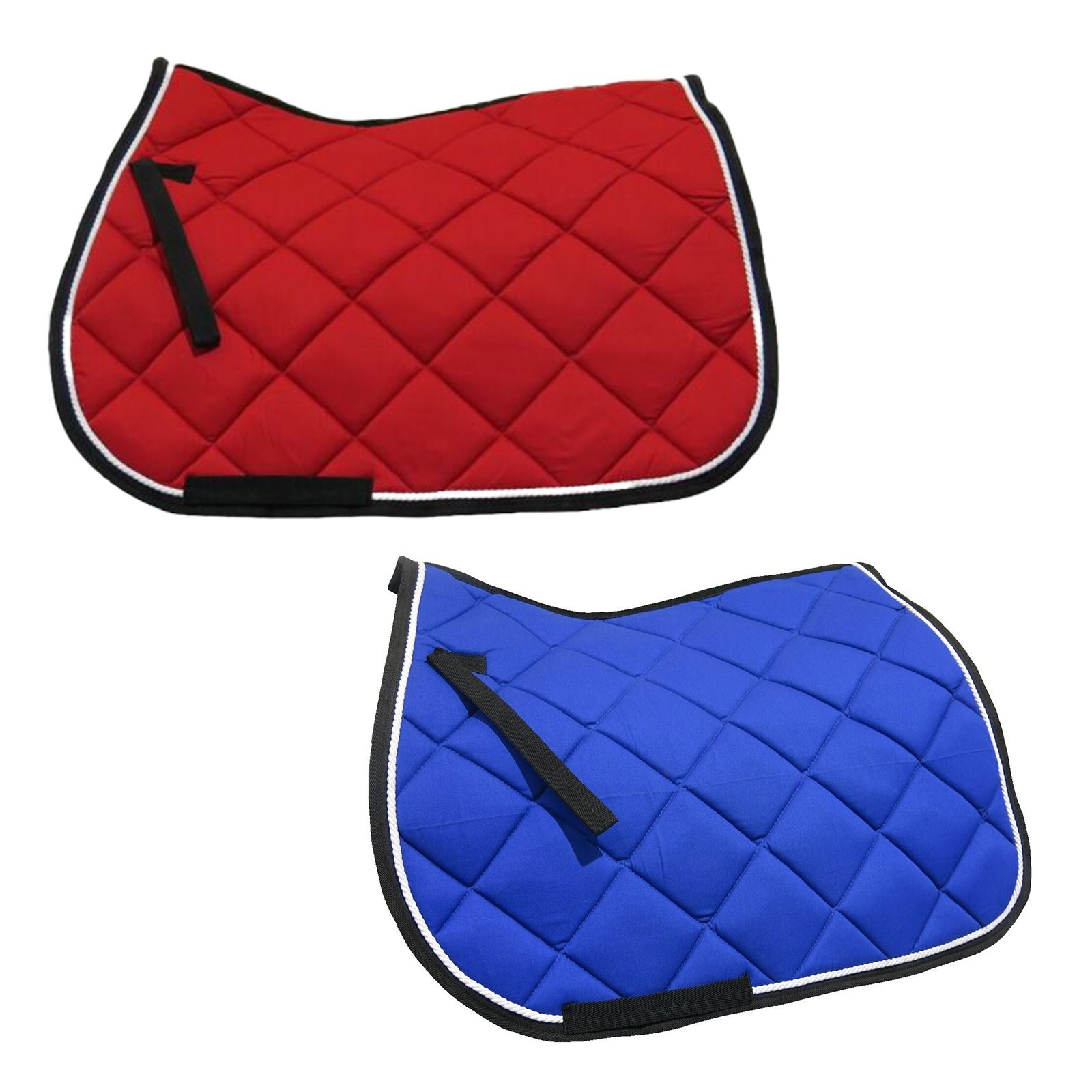 Joy Rider Bowden Horse Riding Numnah Equestrian Comfortable Quilted Saddle Pad Saddlecloths