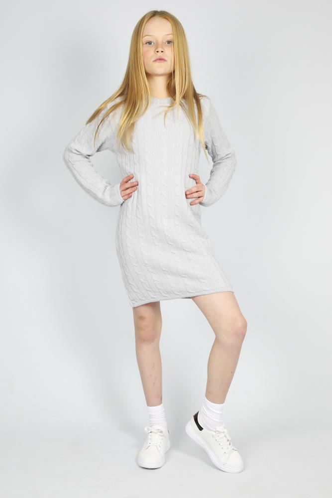 Kids Cable Knitted Girls Children Long 