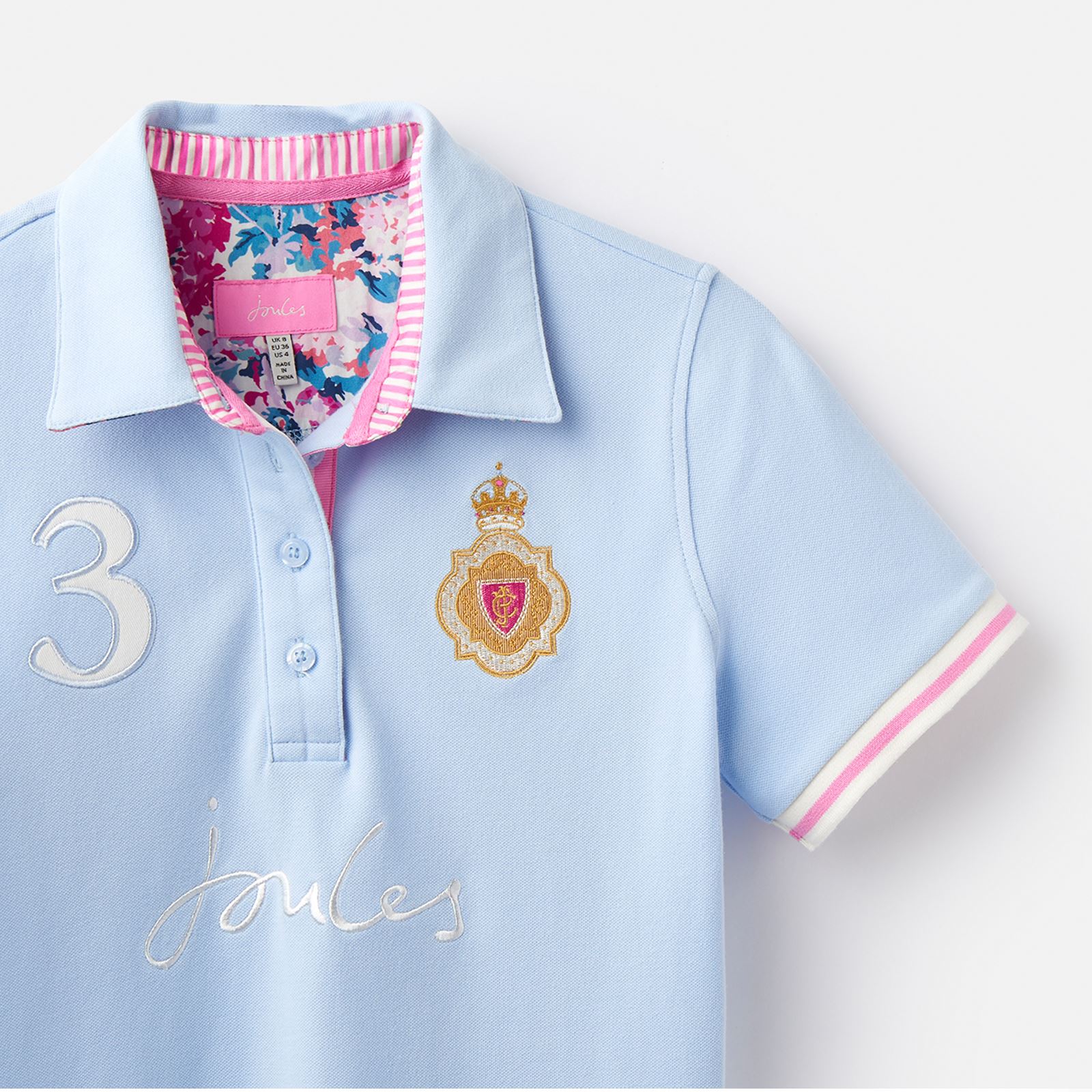 Joules Beaucroft Ladies Horse Riding Country Classic Short Sleeve Polo