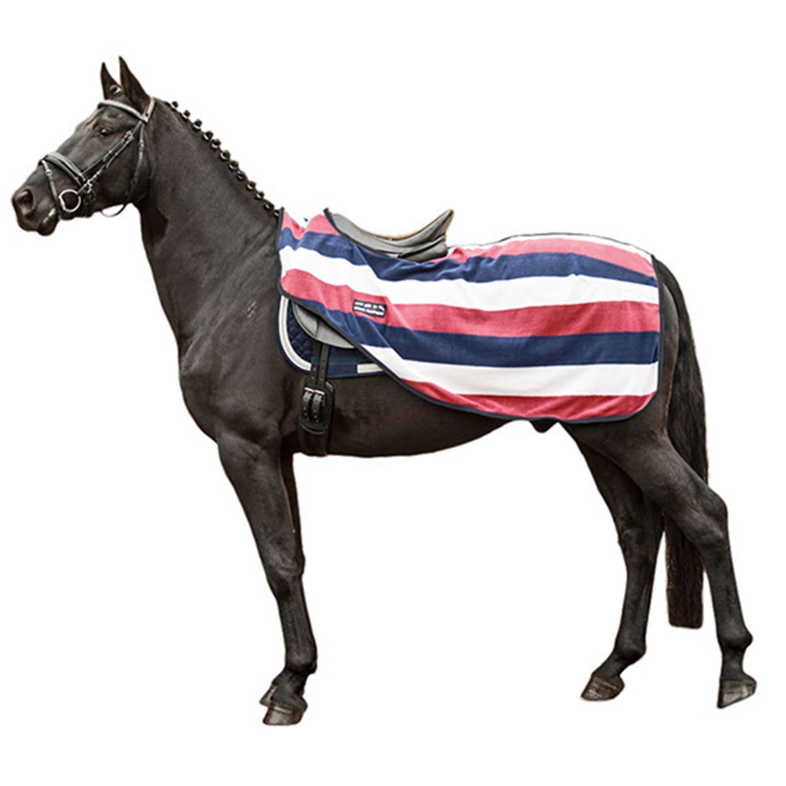 hkm exercise sheet fashion stripes tail strap horse protection exercise sheets for horses