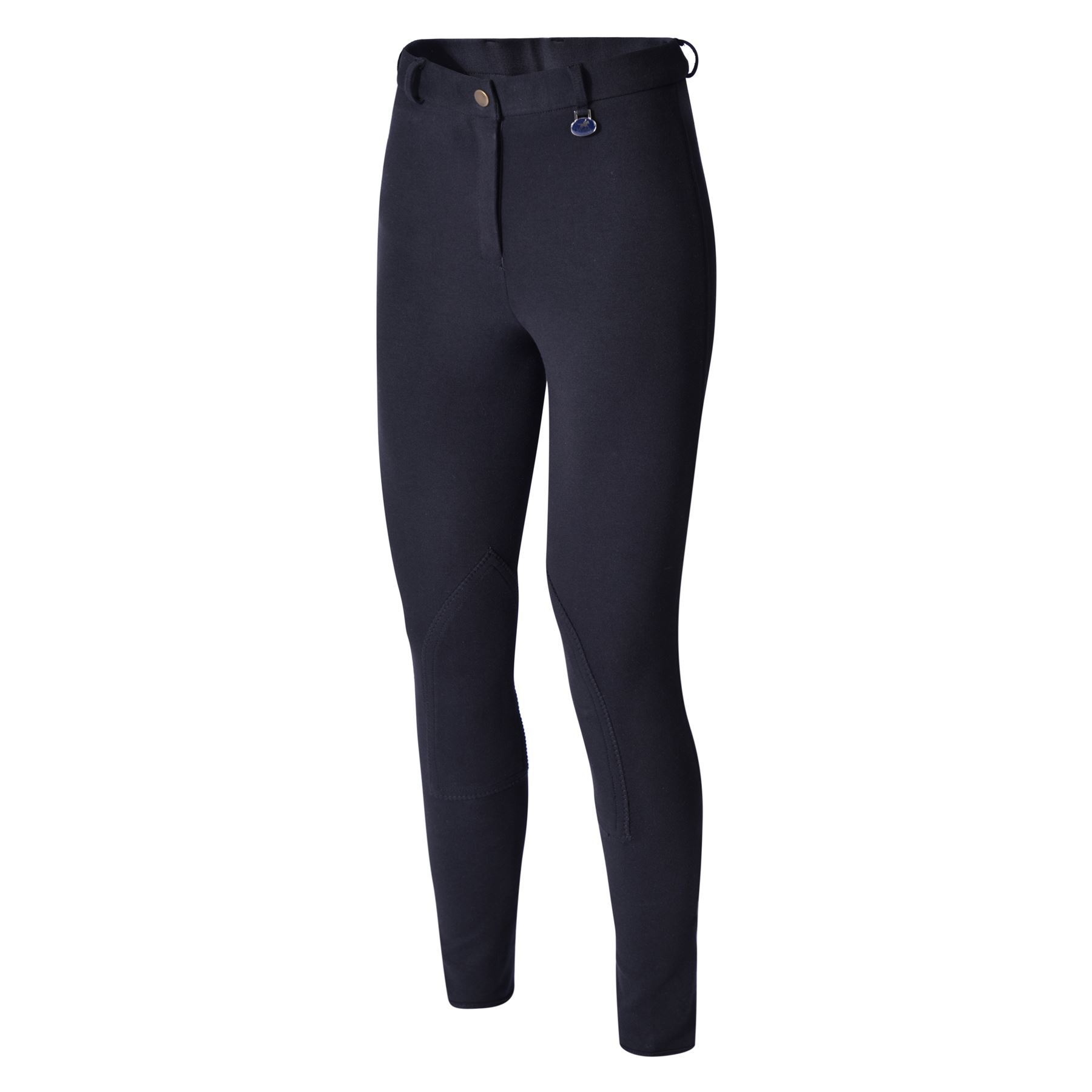 Riding Breeches Tights Ladies Childrens Soft Stretch Full Seat Knee Patch Horse - Picture 18 of 31