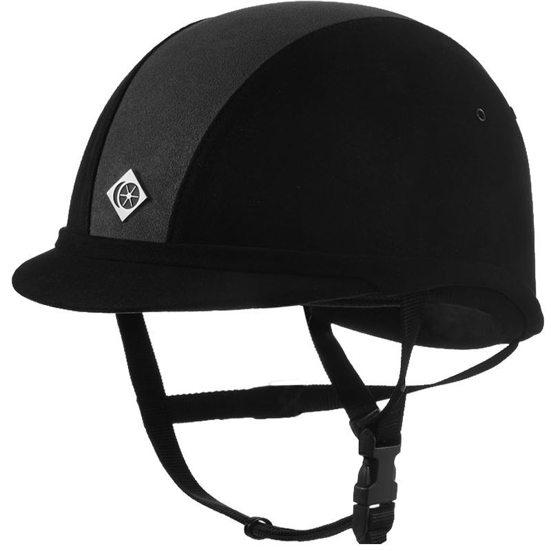 Charles Owen YR8 Show Jumping Competition Riding Suede Safety Helmet