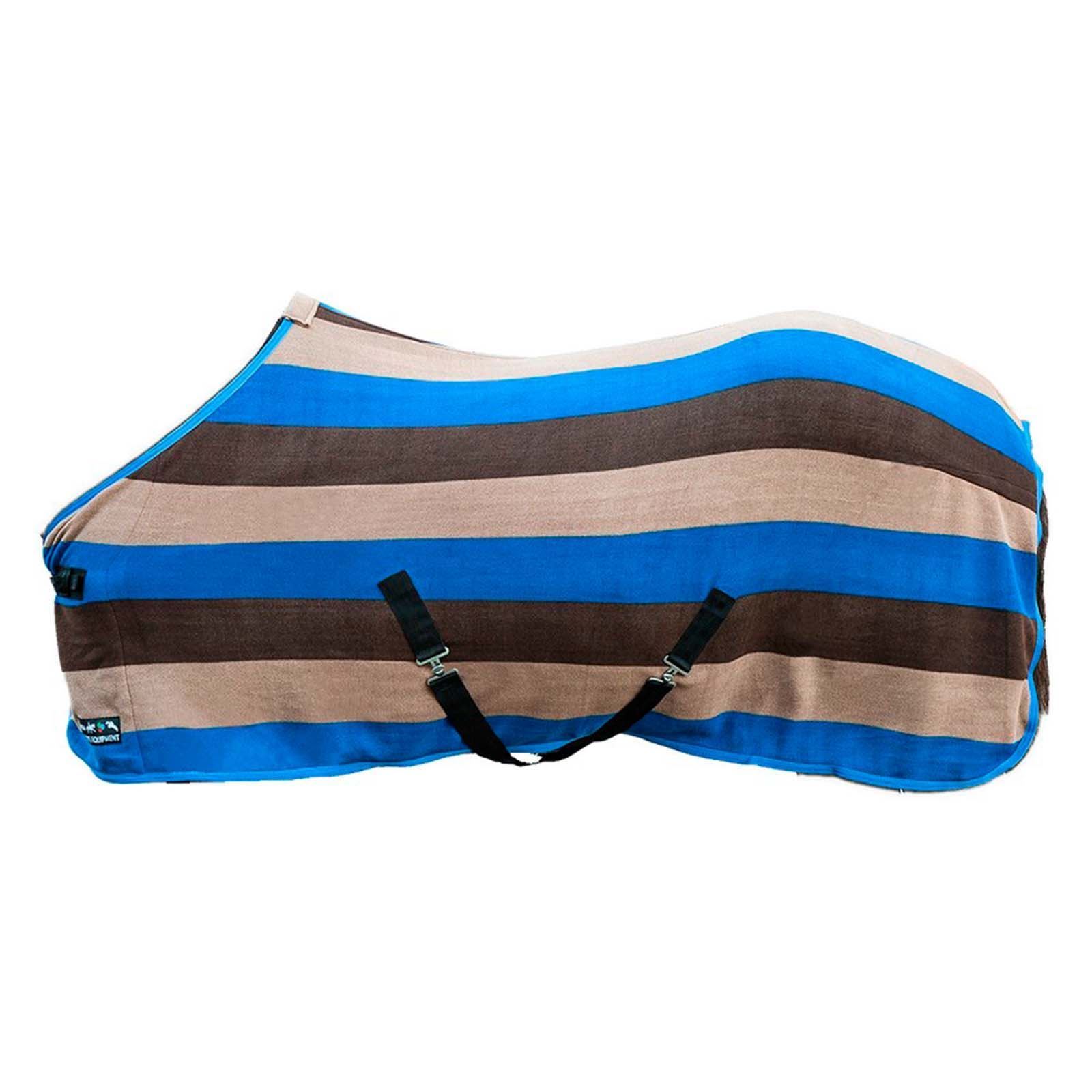 HKM Cooler BlanketColour Stripes With Cross Strap Horse Care Protection