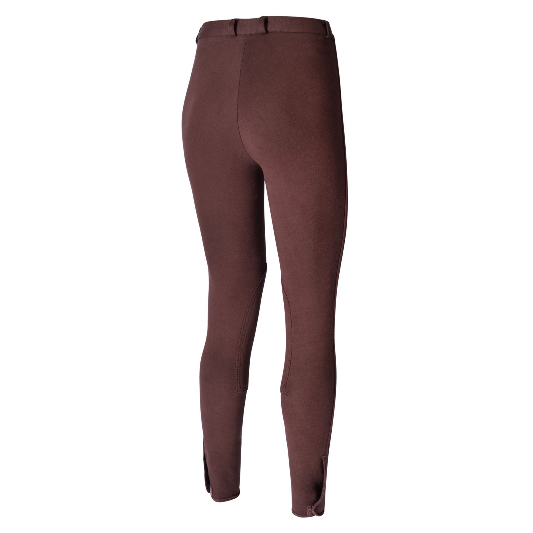 Riding Breeches Tights Ladies Childrens Soft Stretch Full Seat Knee Patch Horse - Picture 17 of 31