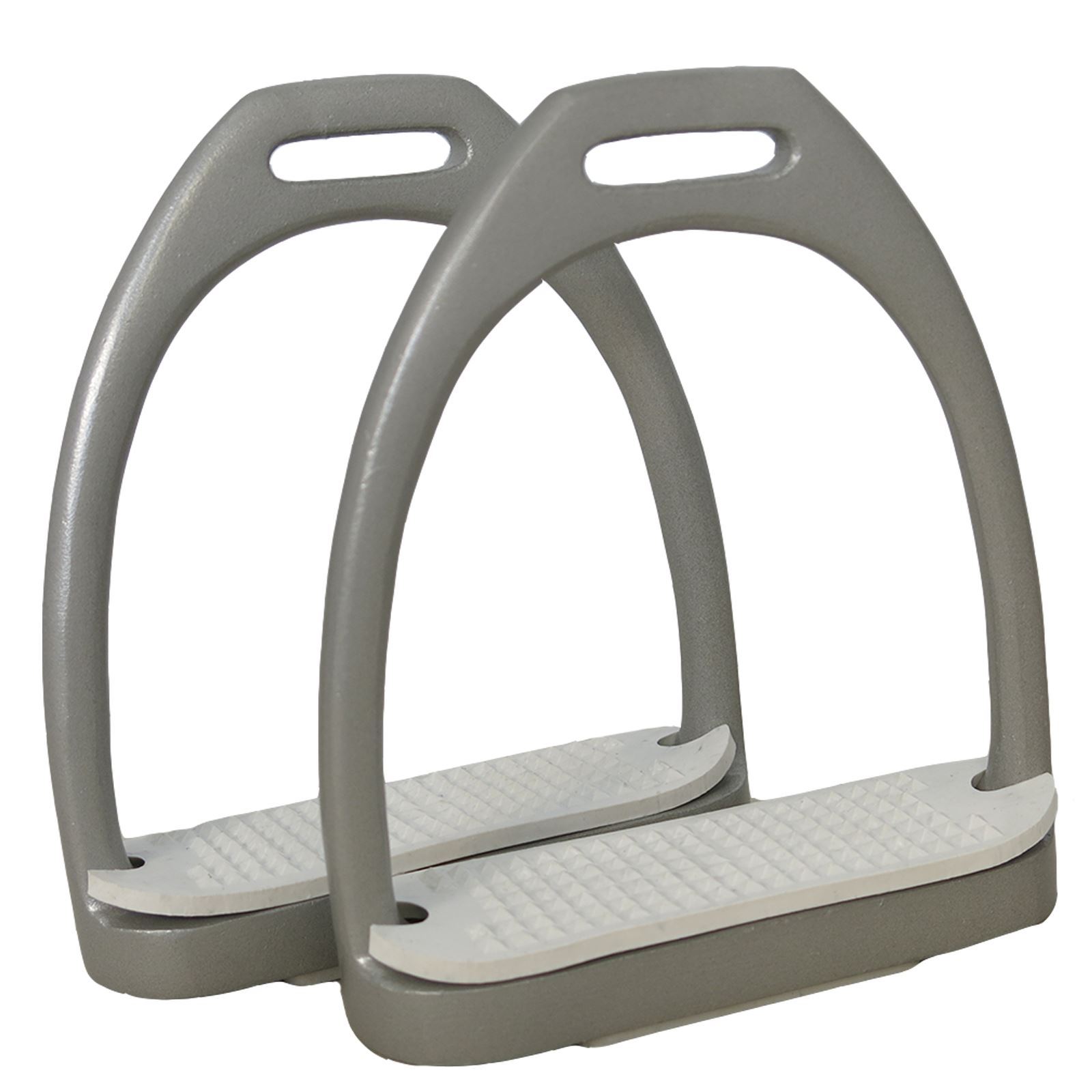 New Horse Aluminium Stirrups Lightweight Irons Pony Equestrian Riding Size 3"-6" - Picture 5 of 12