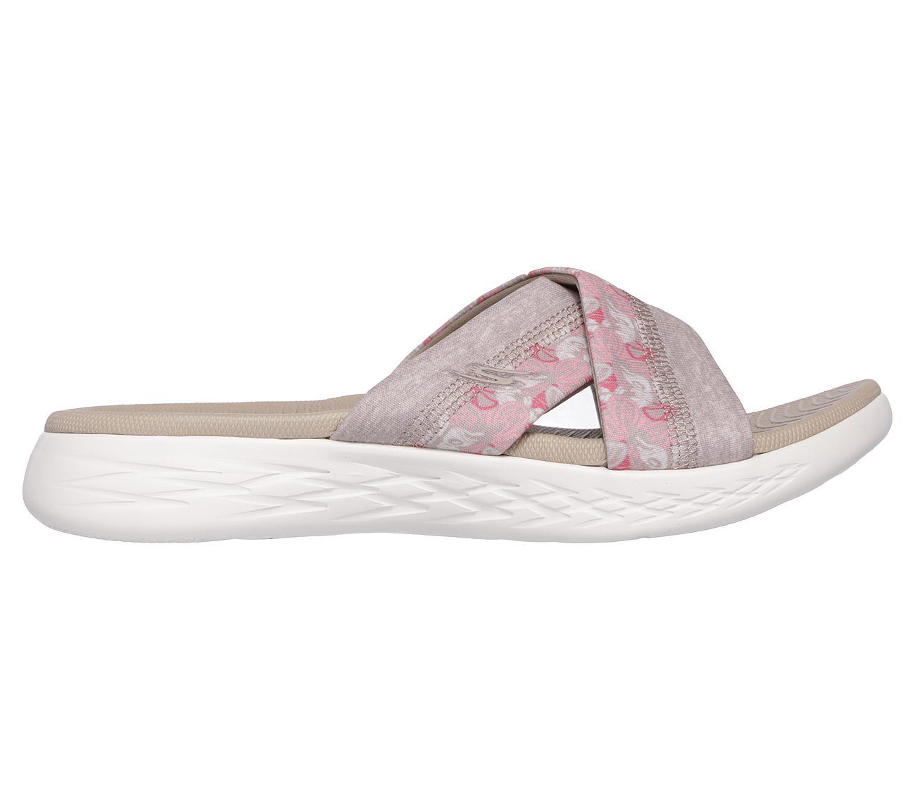 Women's Skechers On the GO 600 Monarch Slide Sandal - Gray Sandals | Skechers on the go, Kid 