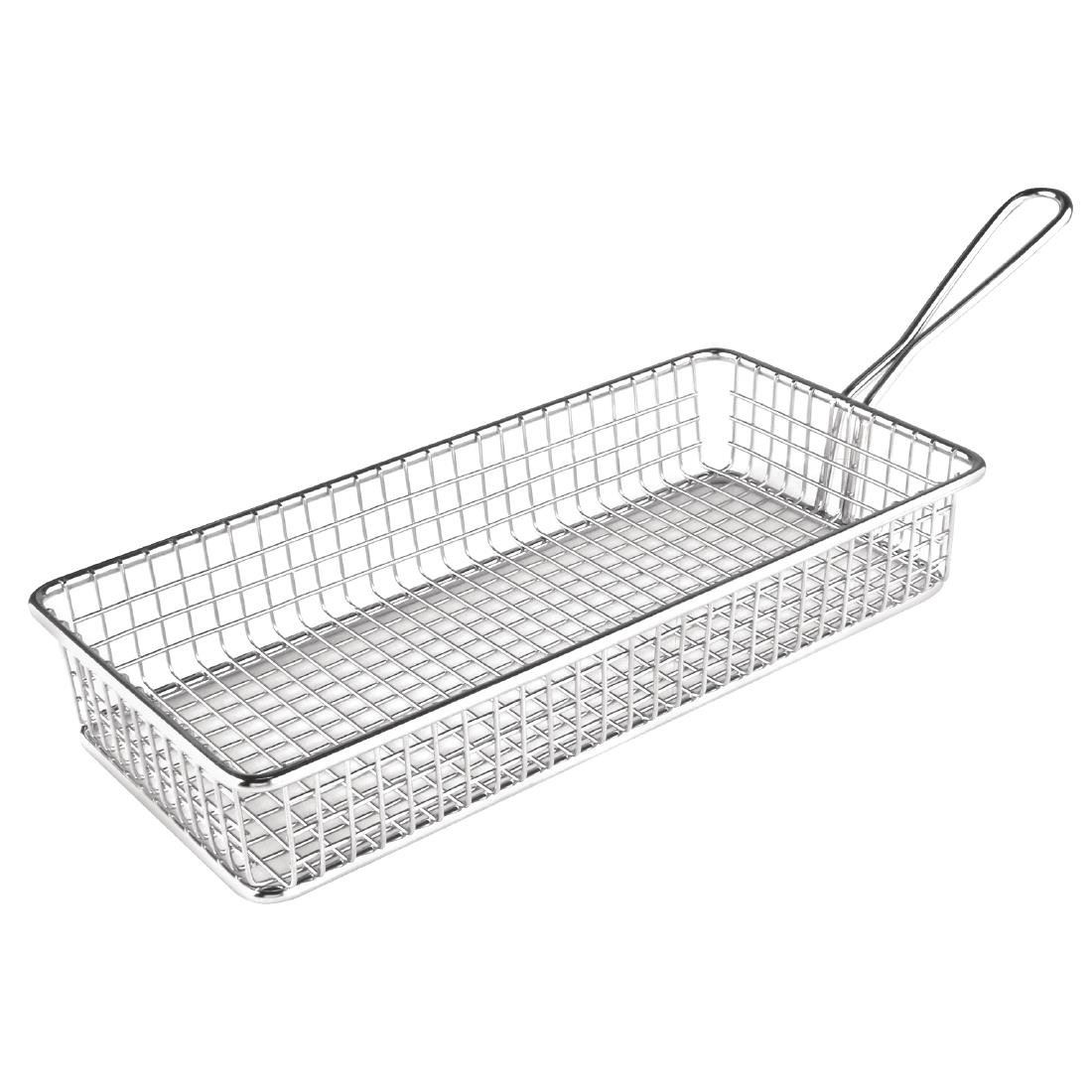 Olympia Rectangular Presentation Fryer Basket Catering Tableware Restaurant - Picture 6 of 6