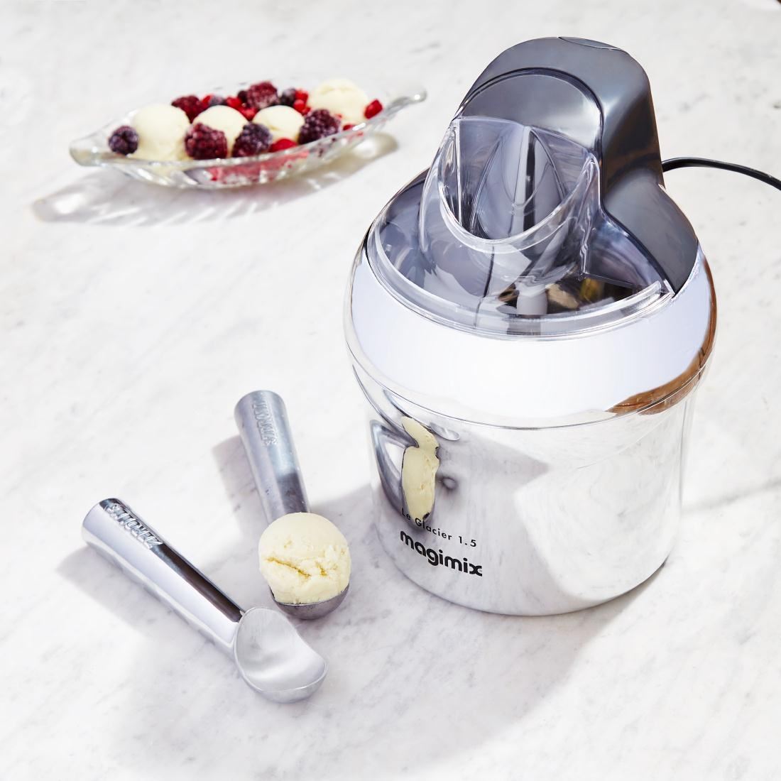 Magimix Le Glacier 1.5L Ice Cream Maker Chrome No Commercial Warranty