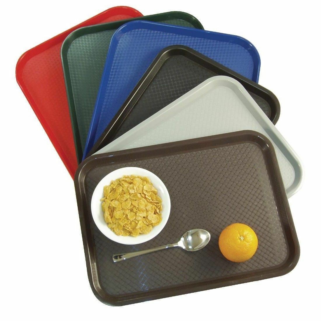 Kristallon Plastic Fast Food Tray Serving Platters Barware Restaurant