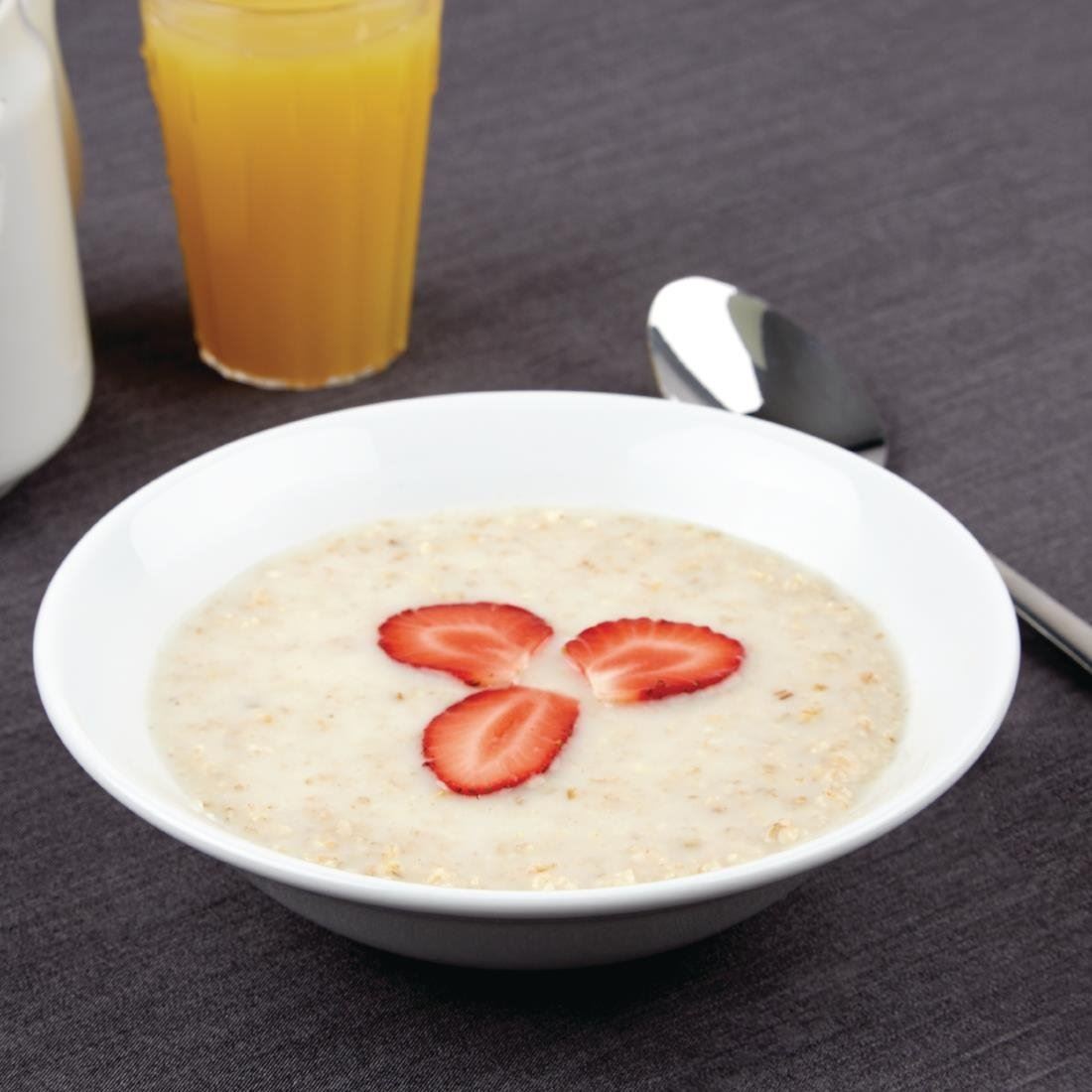 Athena Hotelware Oatmeal Bowls in White Porcelain 150(Ø) mm 6