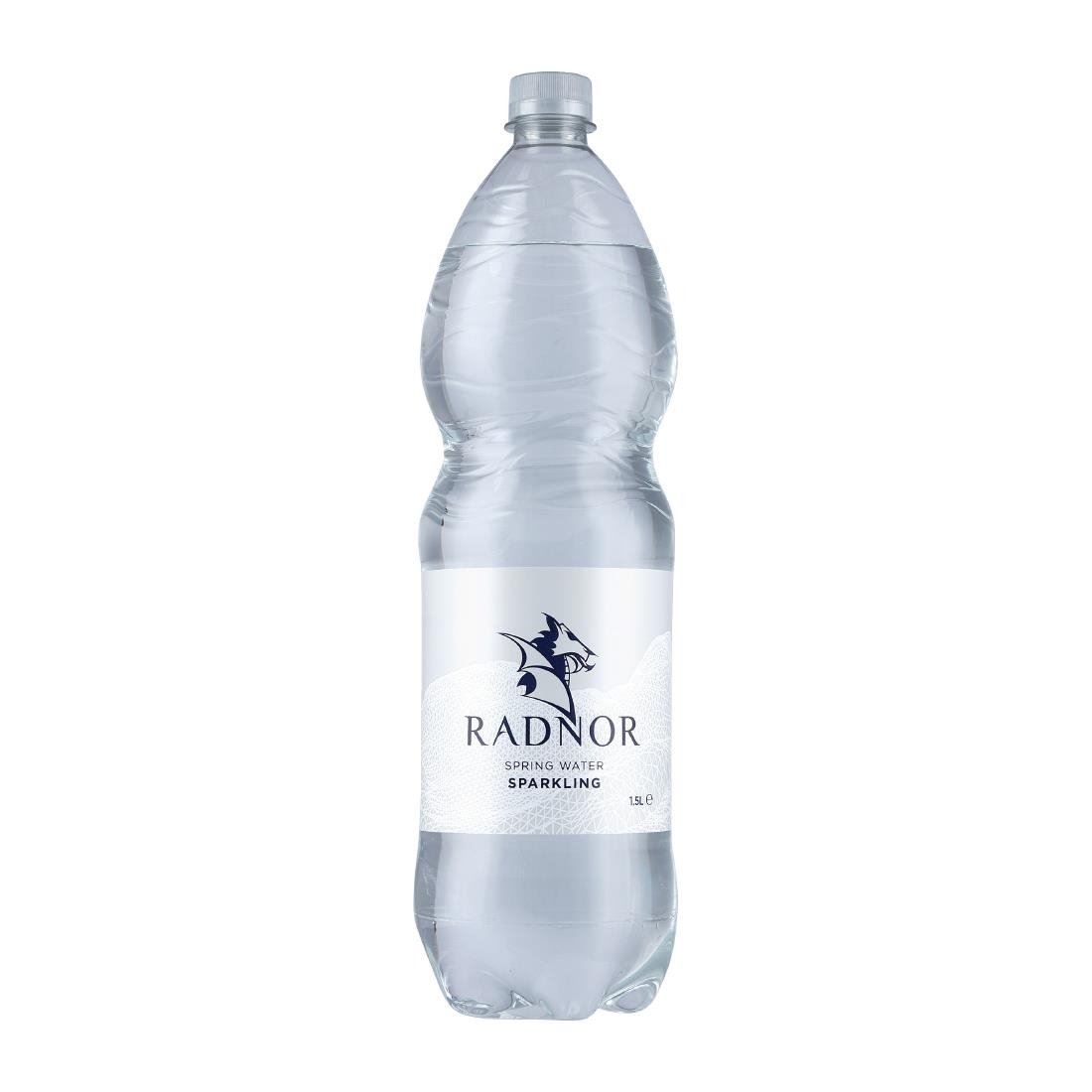 Radnor Hills Bottled Sparkling Water Natural Spring - 1.5 Litres - Pack of 12