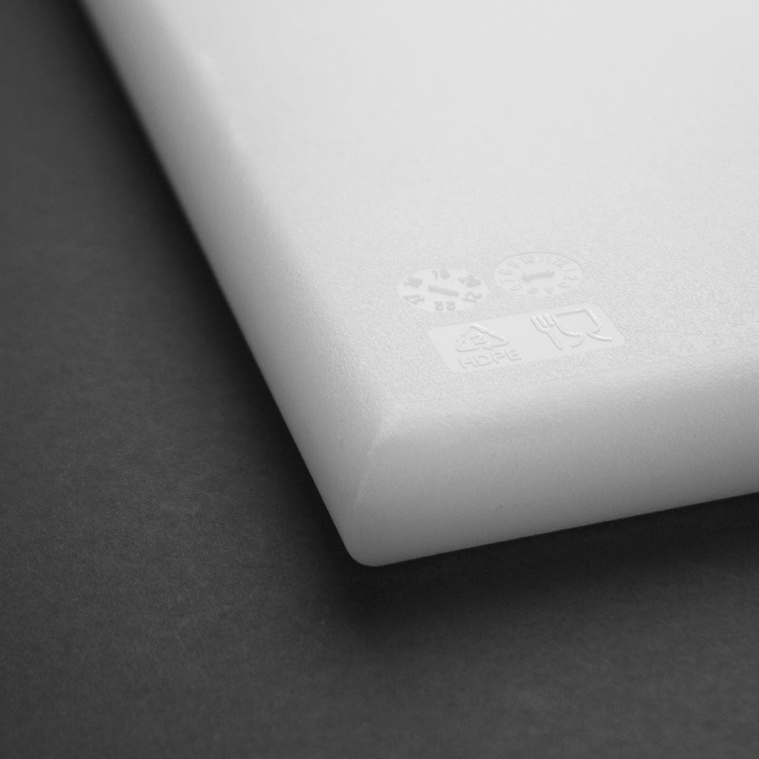 Hygiplas Extra Large Chopping Board in White - Polyethylene - 25 x 600 x 450 mm