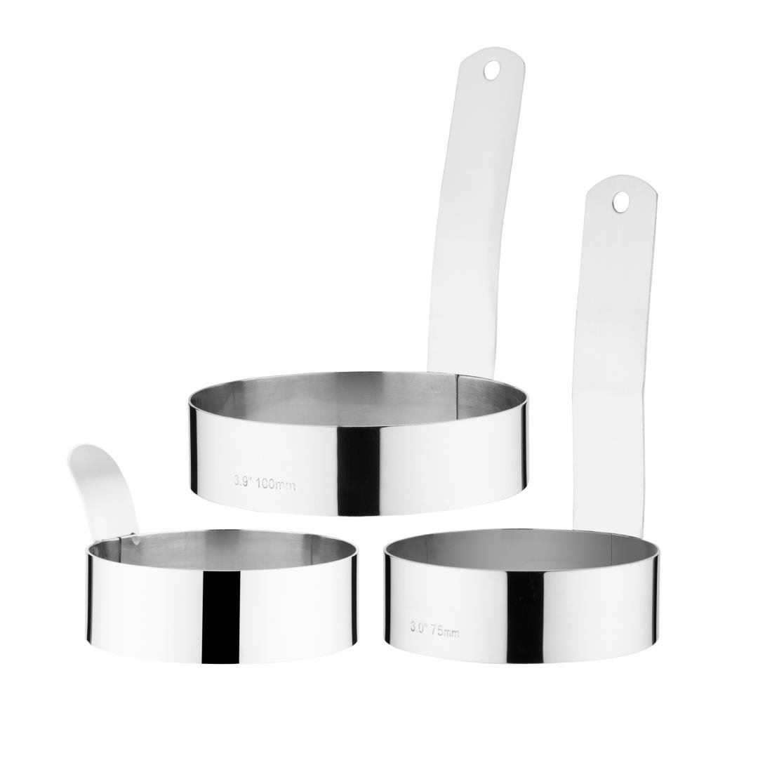 Vogue Stainless Steel Egg Ring Kitchen Utensil Tool Fried Shaper