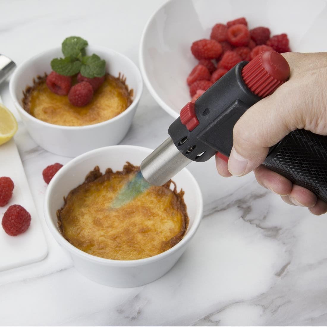 Vogue Pro-Chefs Blow Torch with Extra Wide Flame and Automatic Ignition