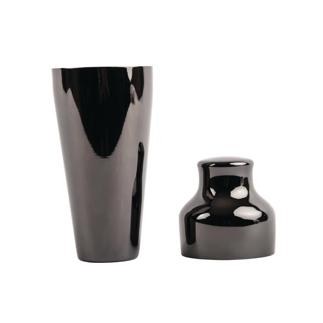 Olympia French Cocktail Shaker in Gunmetal - Hand Wash Only - 2 Pieces