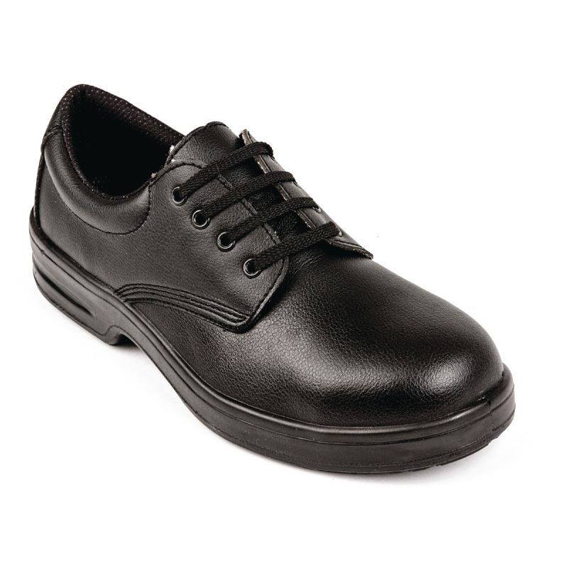 Lites Lace Up Shoes Footwear Safety Breathable Robust Construction Black