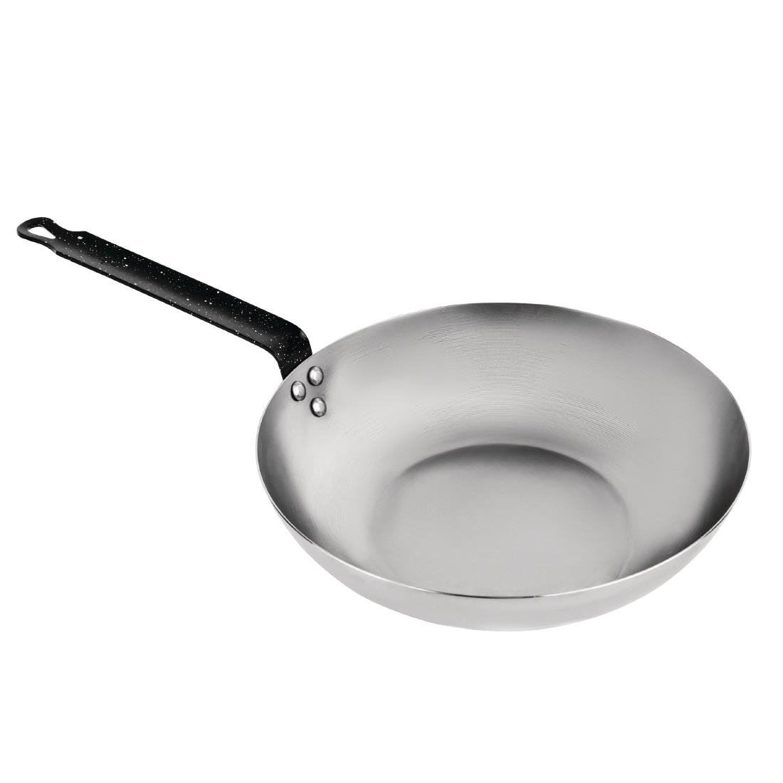 Vogue Carbon Steel Wok - 11