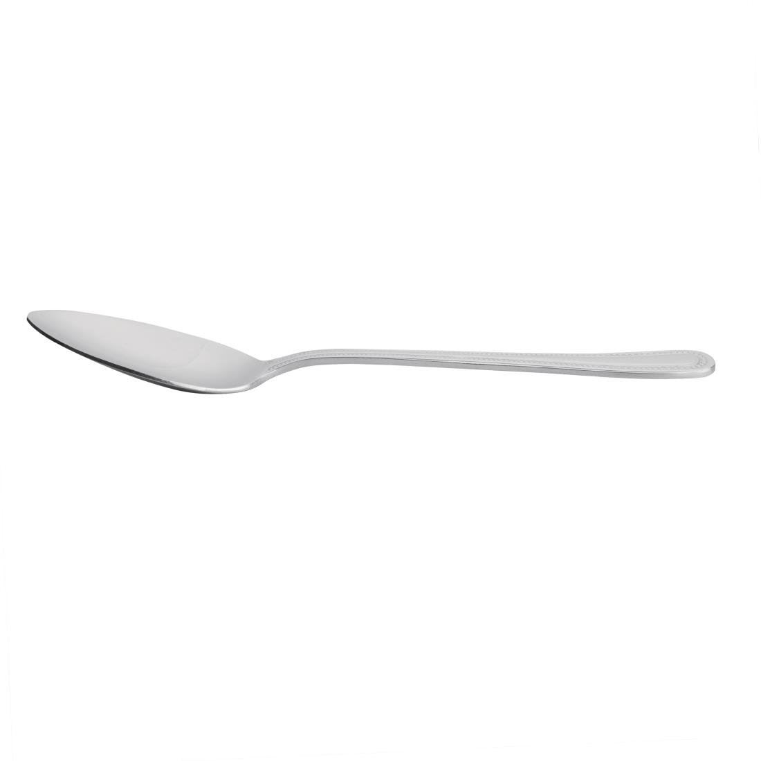 Olympia Bead Teaspoon - Pack x12 - Stainless Steel 18/0 - 140(L)mm