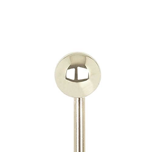 Gold Ball Garnish Picks Beaumont Reusable Stainless Steel Bar Skewers - 10 Pack
