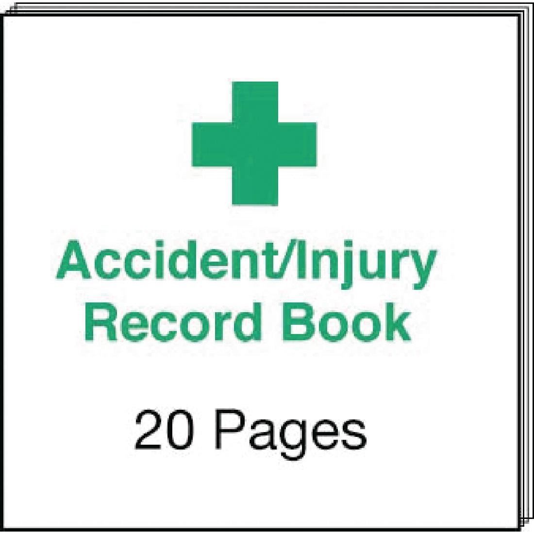 First Aid Accident Report Book & Injury Log 20 Pages Emergency