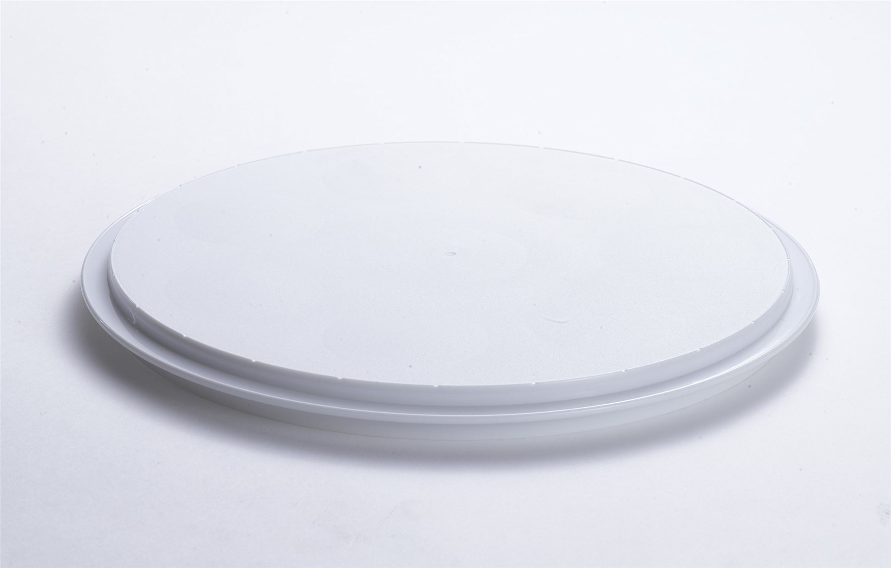 Curver Round Cake Box White Clip Lock Base Dishwasher Safe Kitchenware - 350mm