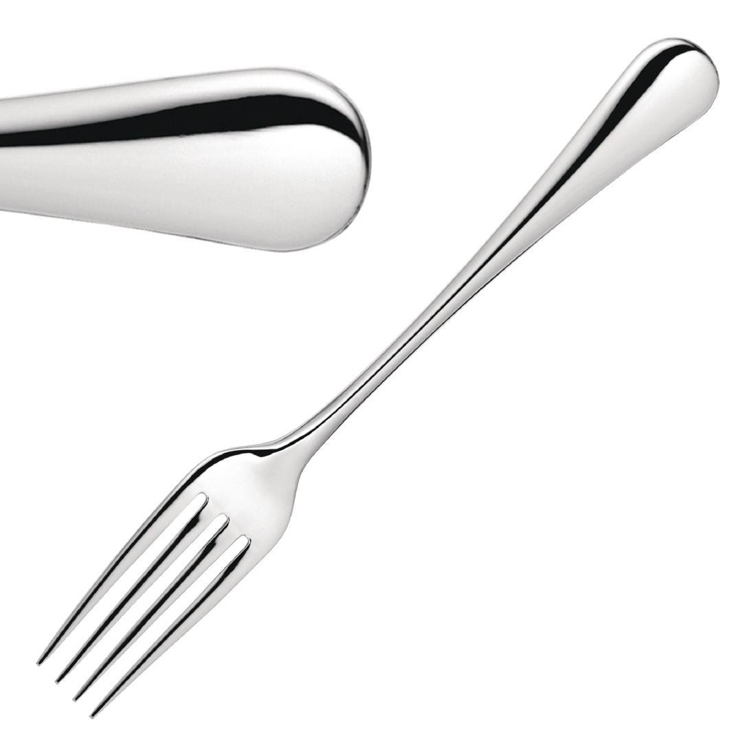 Robert Welch Radford Stainless Steel Table Fork Dishwasher Safe - Pack of 12