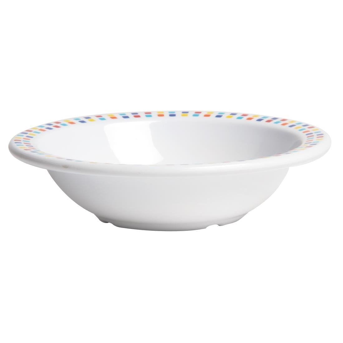 Carlisle Spanish Tile Bowls - Melamine 150(Ø)mm/ 6