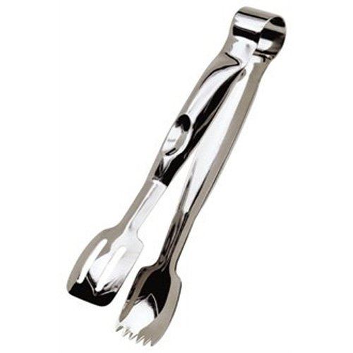 Vogue Buffet Tongs Made of Stainless Steel with Rounded Ends - 235mm