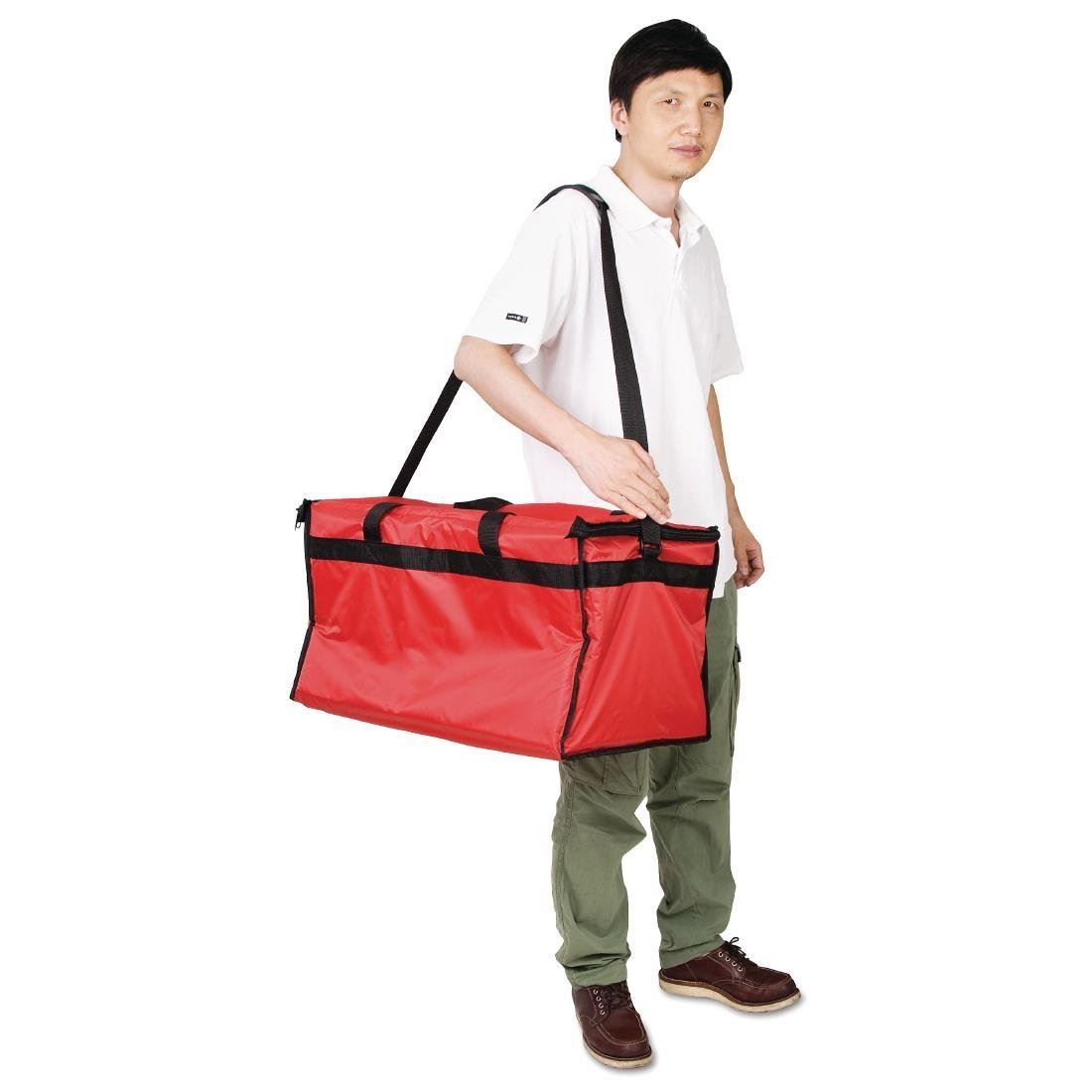 Vogue Large Insulated Food Delivery Bag - Polyester 355(H) x 580(W) x 380(D)mm