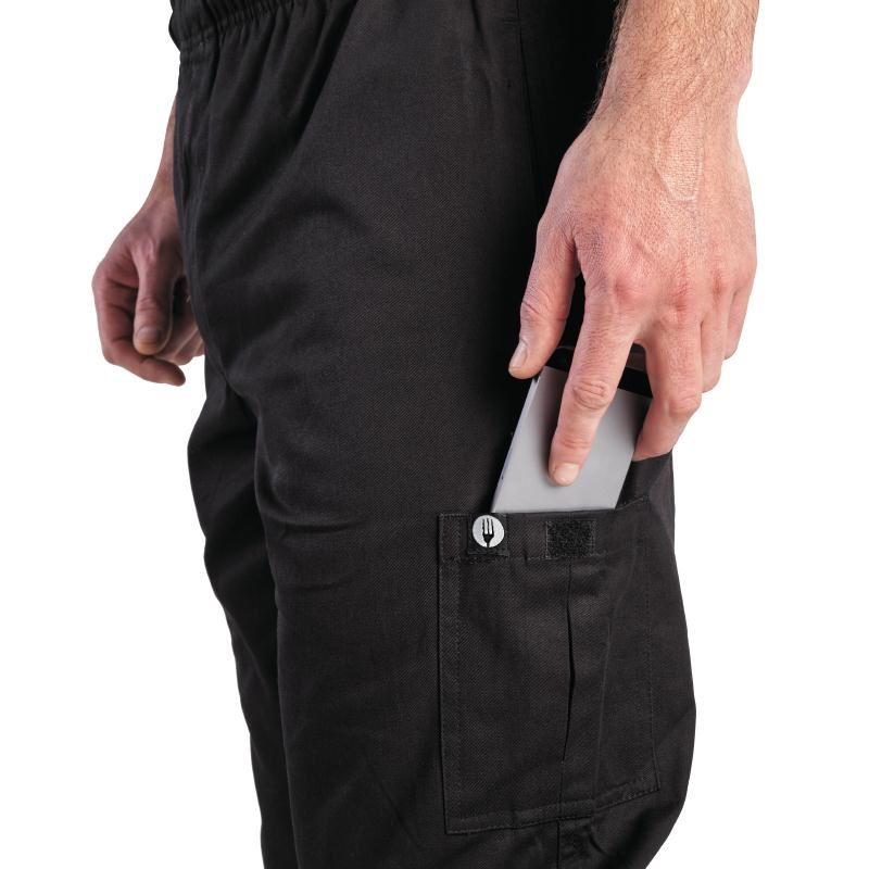 Chef Works Unisex Slim Fit Cargo Chefs Trousers with Concealed Zip Fly