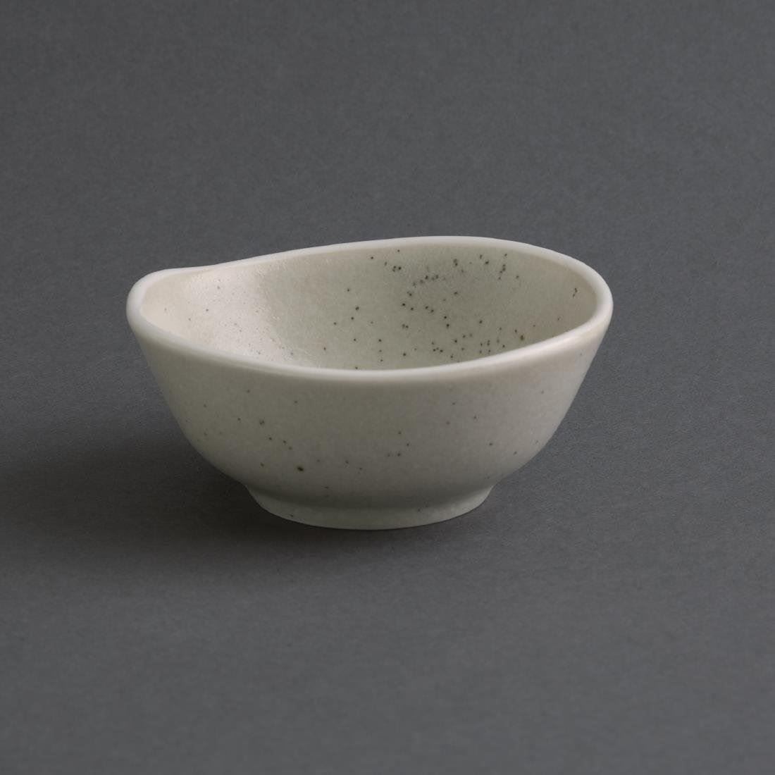 Pack of 12 Olympia Chia Dipping Dishes 80mm Porcelain