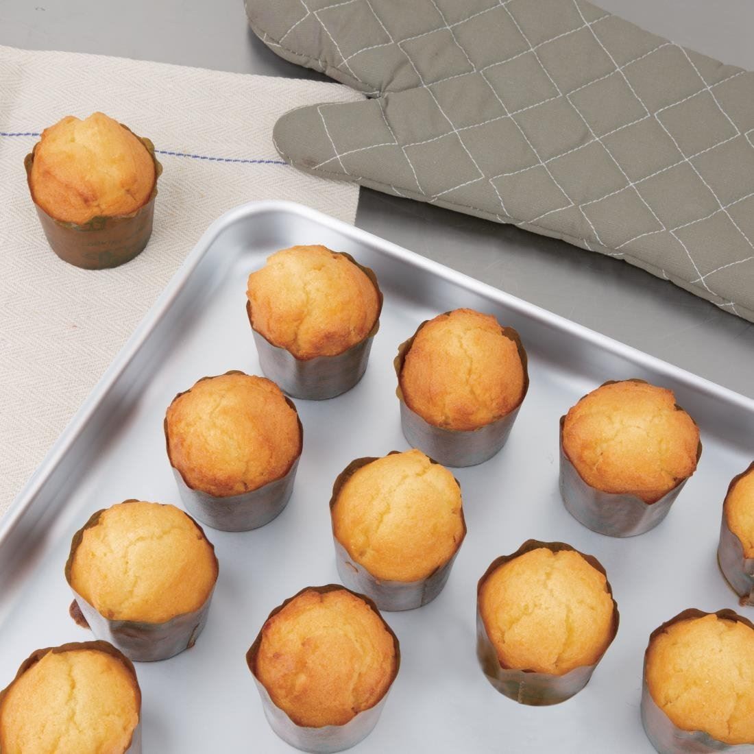 Vogue Bakewell Pan in Silver Made of Aluminium 470(W) x 355(D) x 40(H) mm
