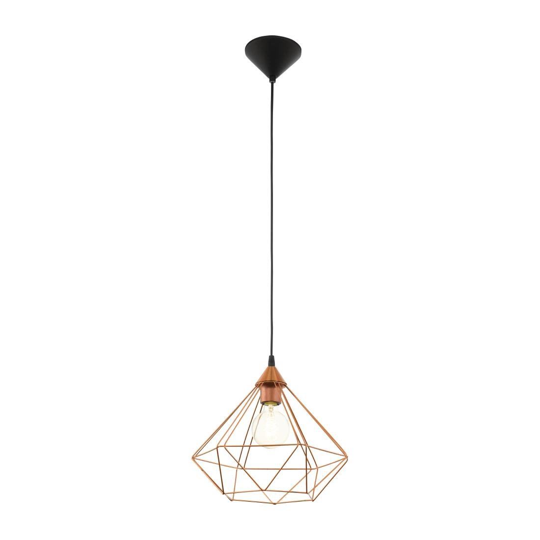 Details zu Eglo Tarbes Cage Pendant Black Kitchen Restaurant Catering Steel Chandelier Sonderangebot