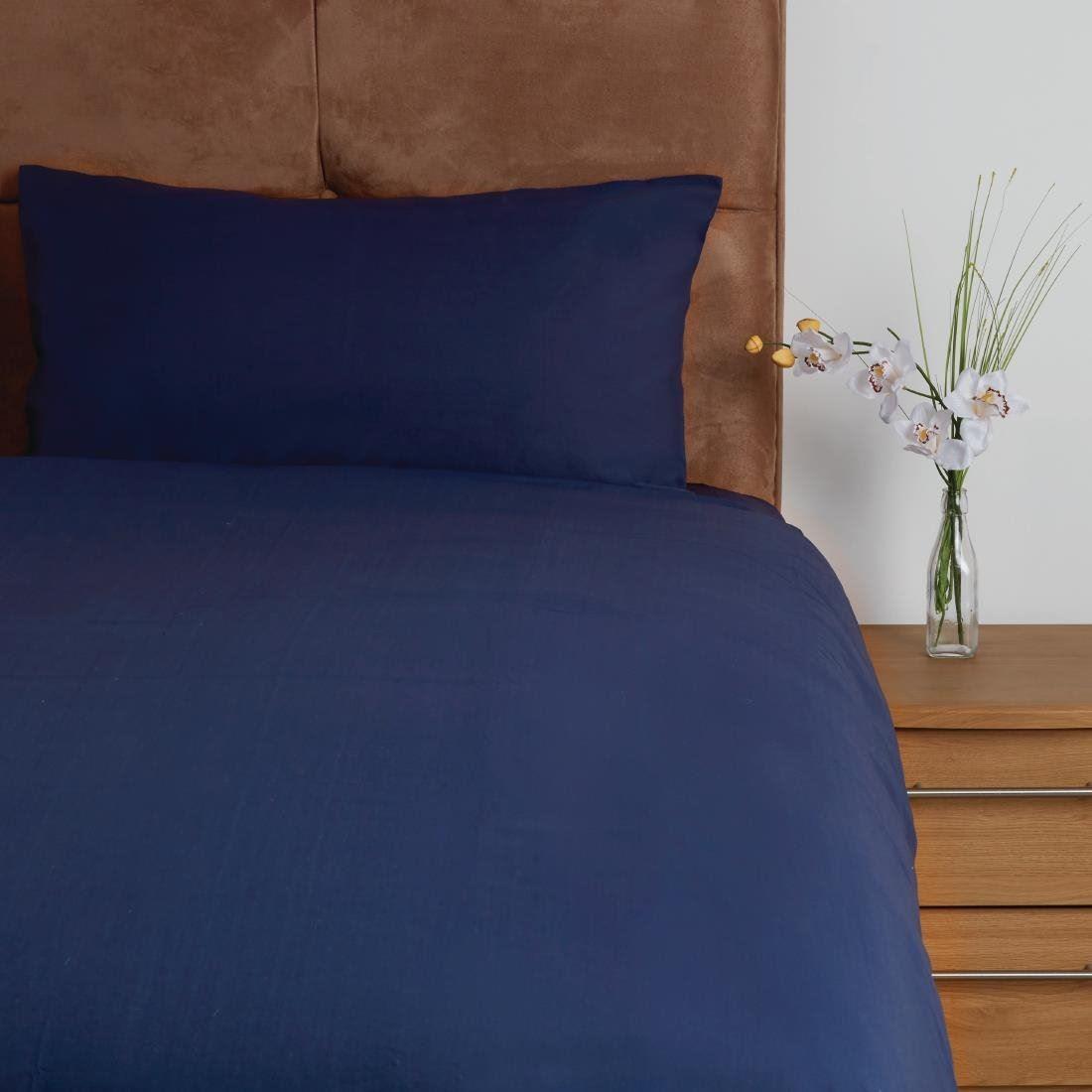 Mitre Essentials Temir Fitted Sheet Polyester in Blue - 24/24YC 140TC - Picture 8 of 10