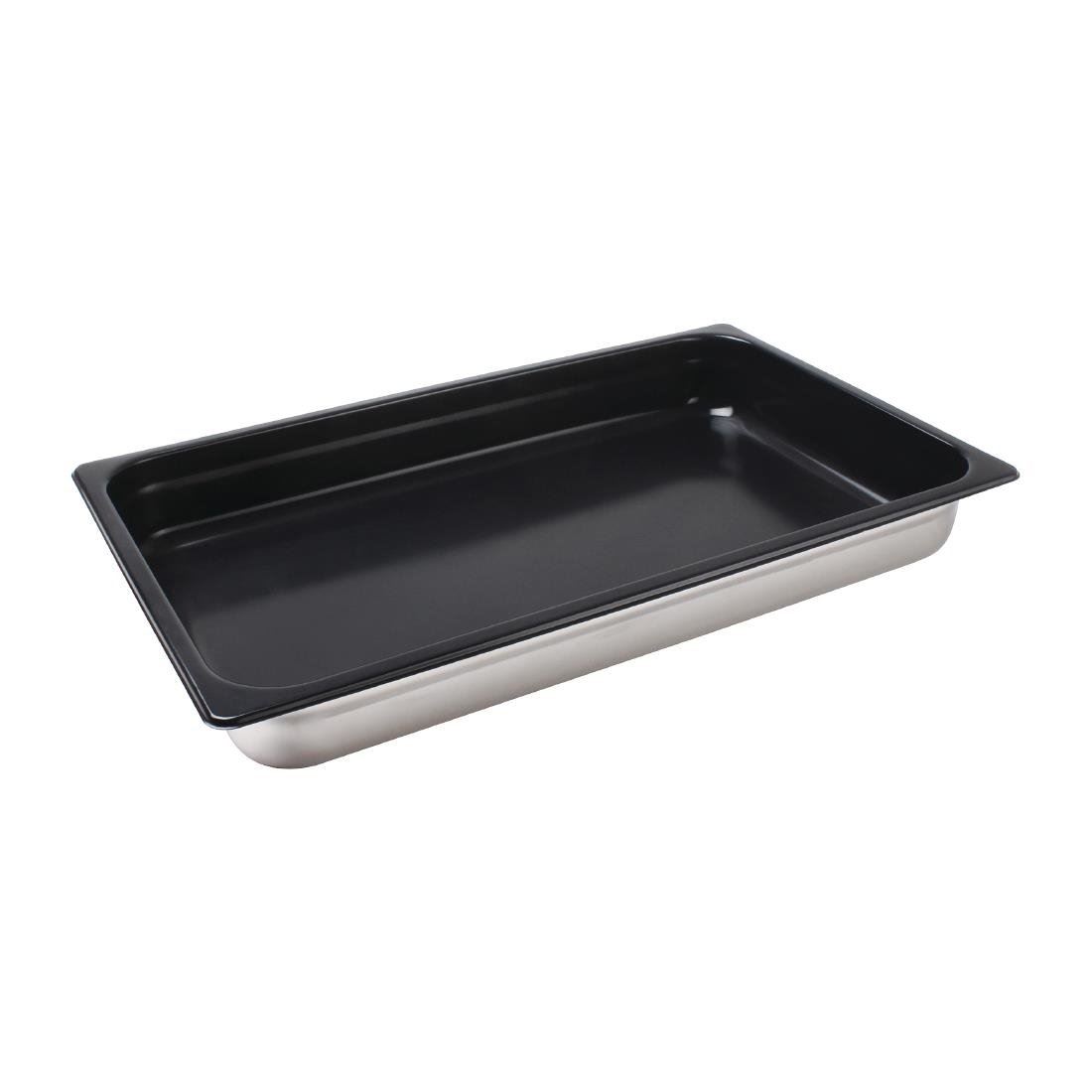 Vogue Heavy Duty Non Stick Gastronorm Pan Stainless Steel Capacity - 5.8Ltr