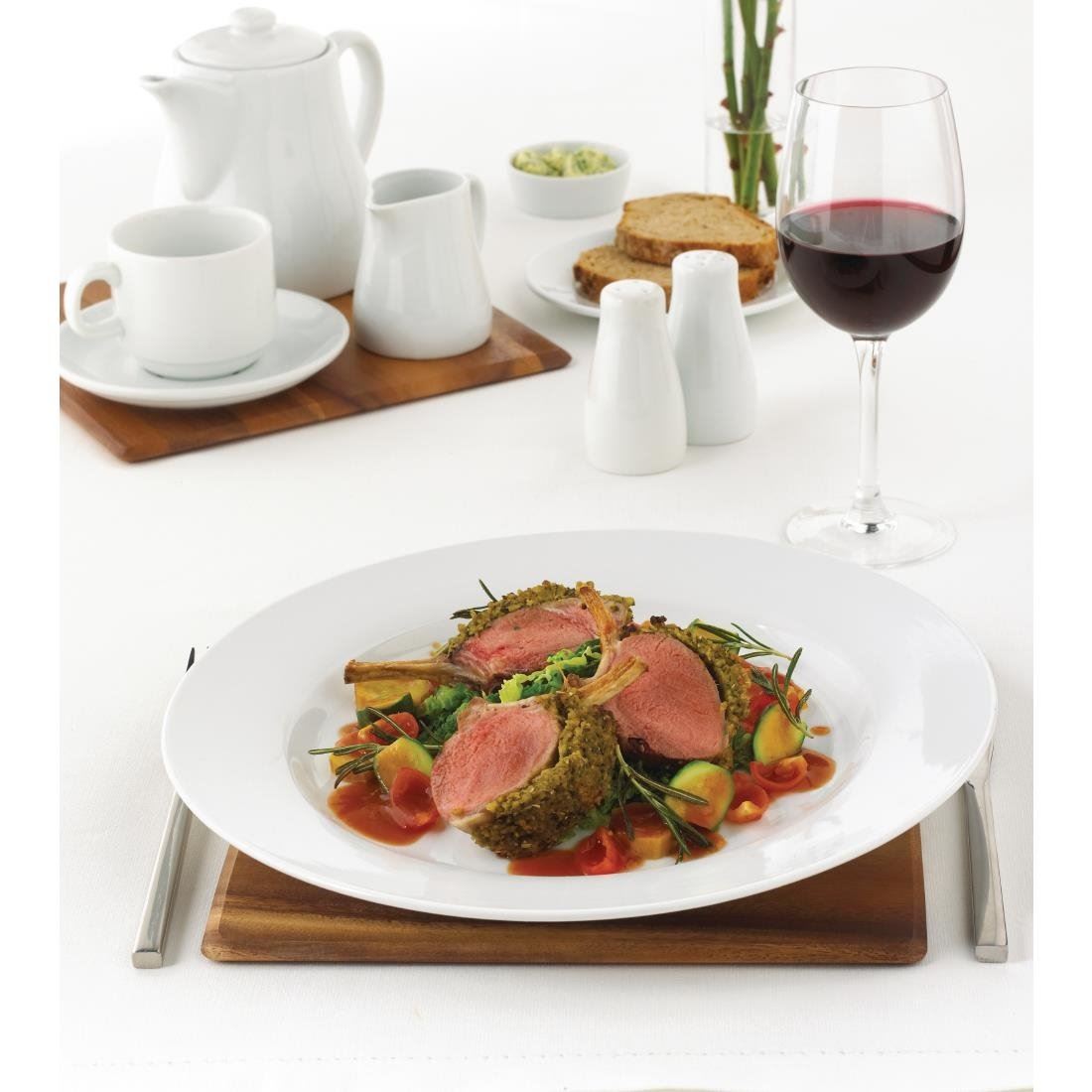 Olympia Salt Shaker in White Fully Vitrified - Tableware - 90mm 12pc