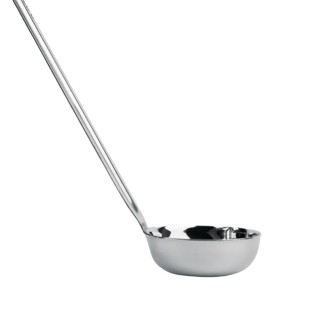 Vogue Flat Bottom Ladle Made of Stainless Steel 2oz/ 60ml 312(L) x 64(Ø)mm