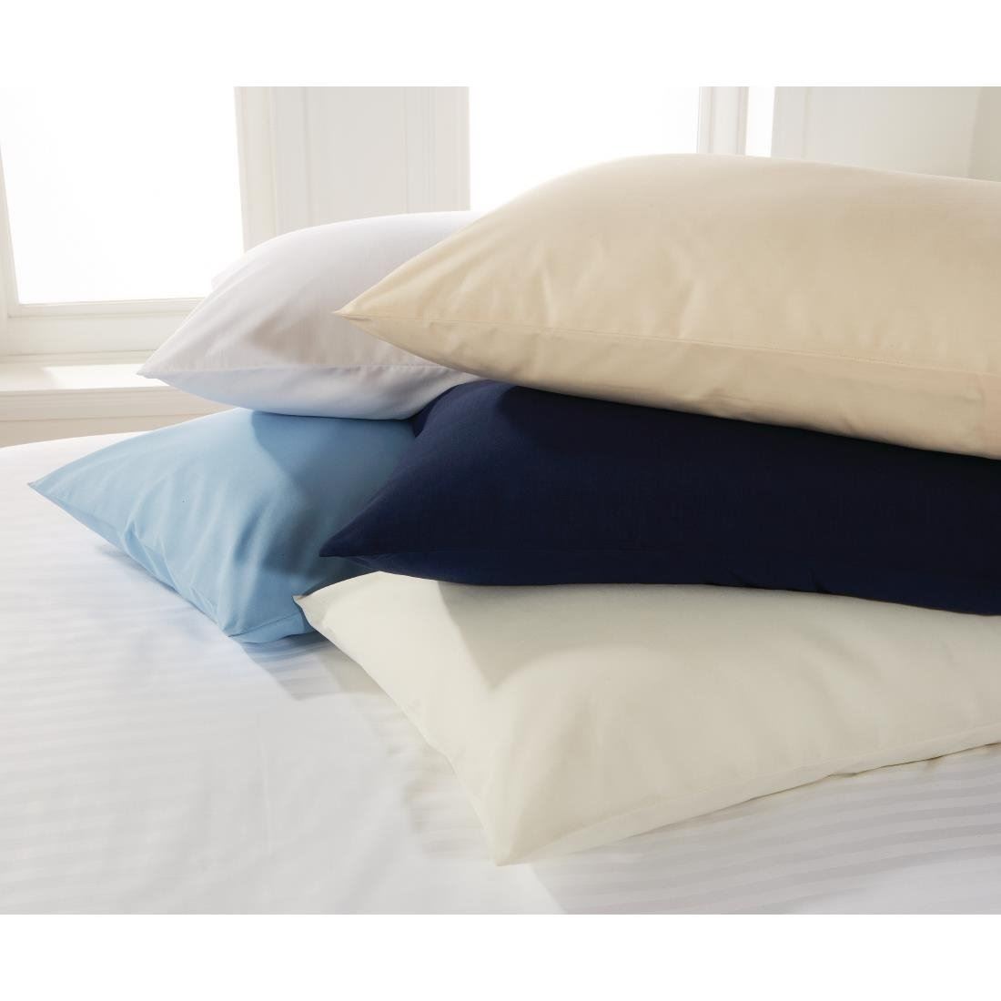 Mitre Essentials Temir Fitted Sheet Polyester in Blue - 24/24YC 140TC - Picture 9 of 10