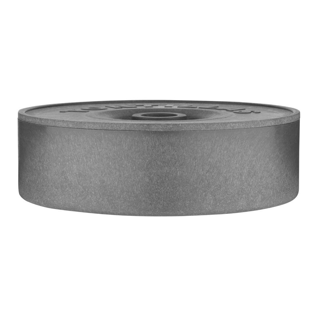 Olympia PP Round Tortilla Holder with Lid in Grey Durable Easy to Clean - 215mm