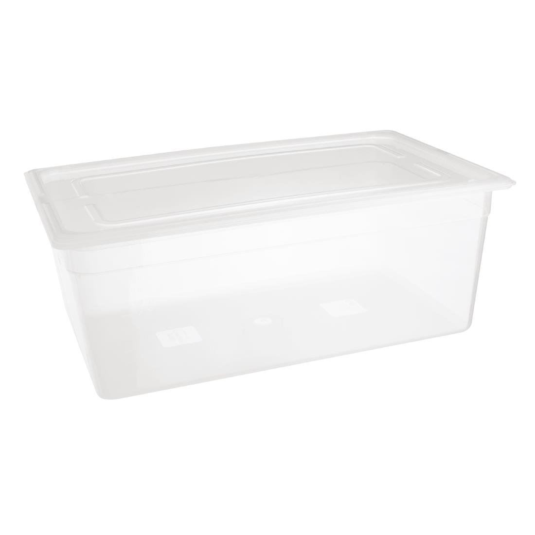 Nisbets Essentials Polypropylene 1/1 Ggastronorm Container without Lid - 200mm