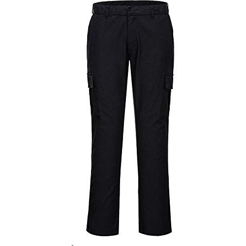 Portwest Slim Combat Trousers Slim Fit Pants Restaurant Staff Catering Uniform