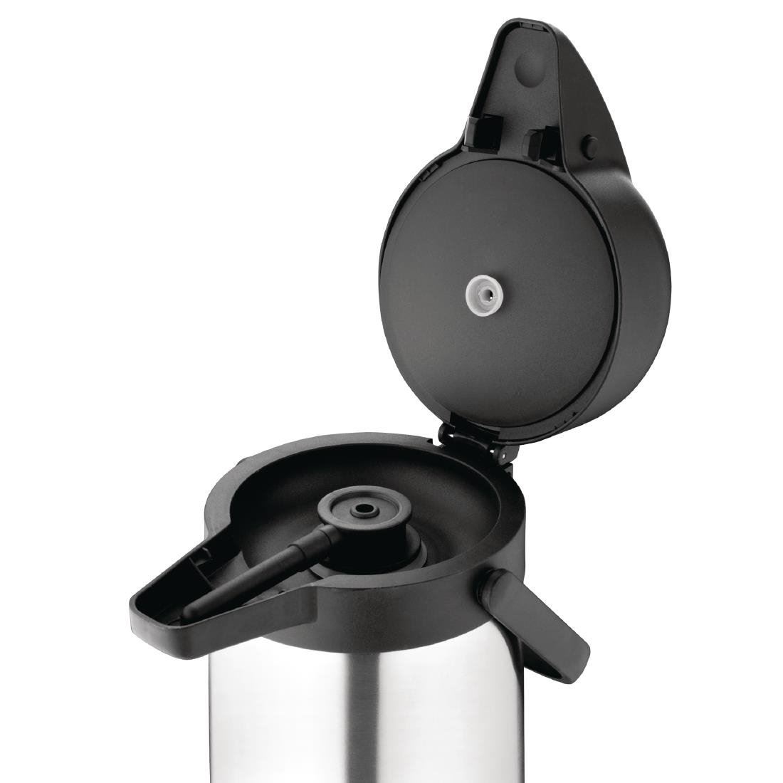 Olympia Pump Action Airpot 1.9Ltr Stainless Steel Polypropylene