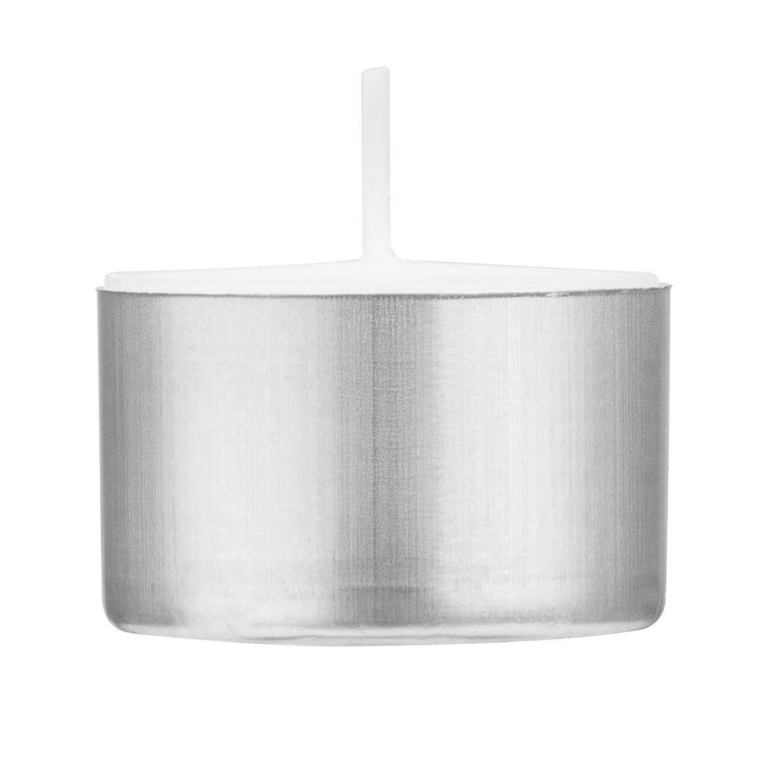 75 X Olympia 8 Hour Tealights White Wax Candles Mood Lighting