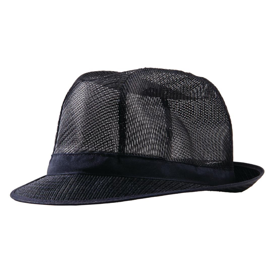 Trilby Mütze Unisex blau leicht Küche Restaurant Catering Köche Personal Kappe