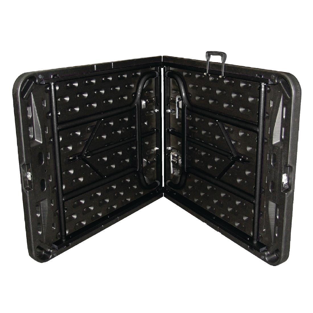 Bolero Folding Table with a Carry Handle - Space Saving Design - 6ft