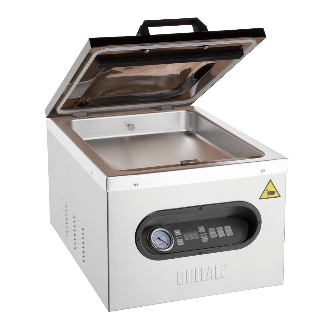 Buffalo Stainless Steel Chamber Vac Pack Machine Durable Adjustable Seal Time