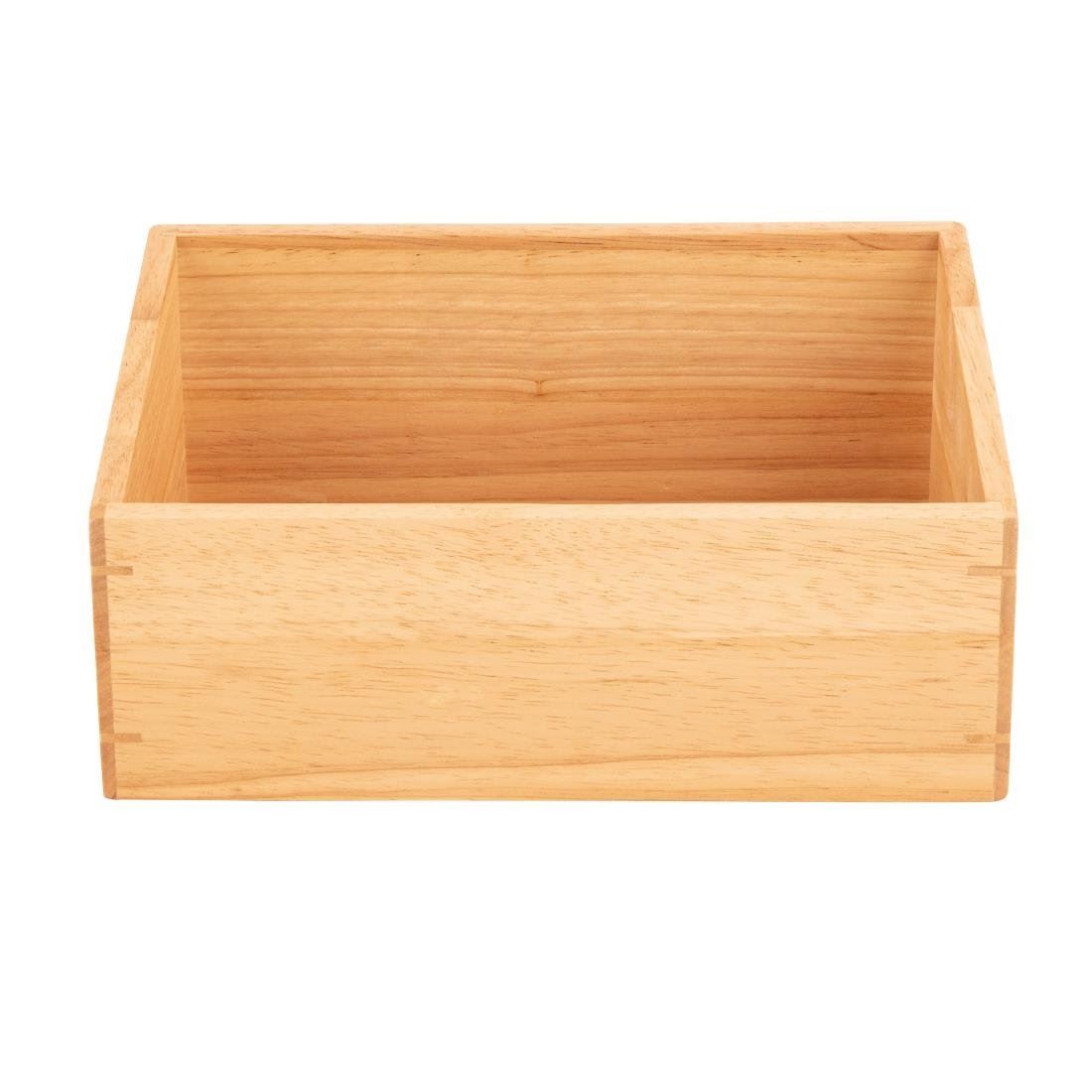 Olympia Wooden Menu Storage Box A4