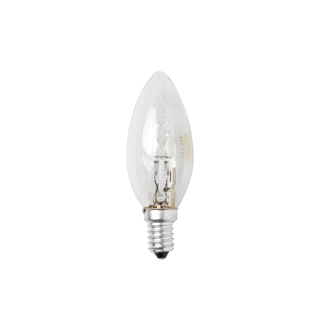 Status Halogen Candle Bulb SMALL Edison Screw 28W eBay